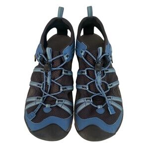 Teva Sandals Kids Youth Size 6 Manatee Hiking Water Shoes Blue Black Closed Toe